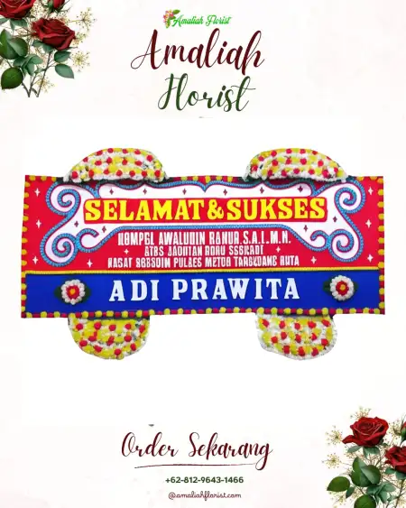 Papan Bunga Ucapan Selamat Pulokalapa